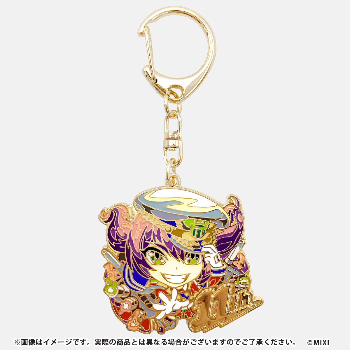 【モンスト】 茶々 アクリルキーホルダー11個 モンスターストライク コレクションメタルキーホルダー 11周年記念