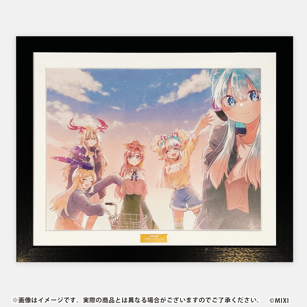 モンスターストライク 下町ハローワールド 高精細複製イラスト