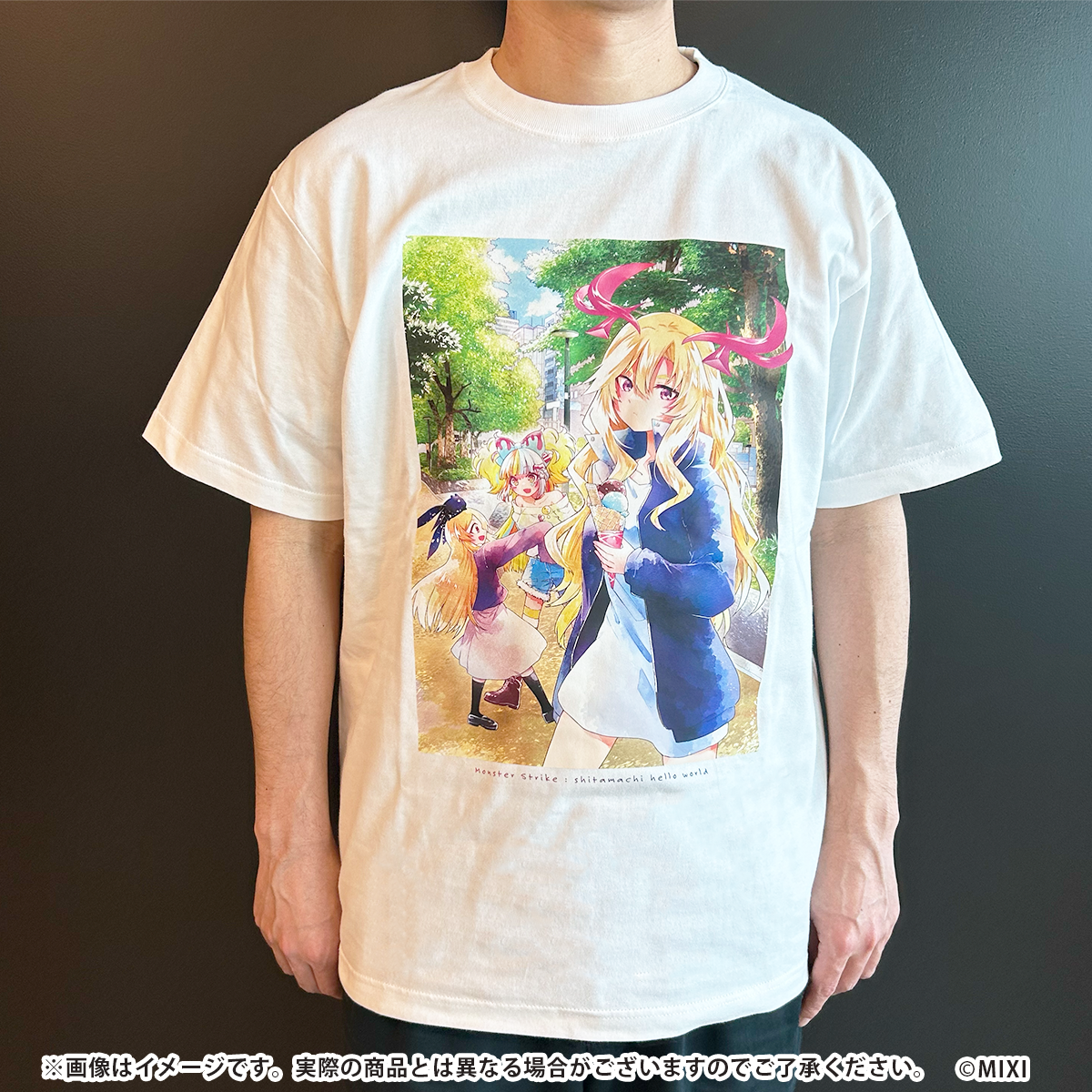 モンスターストライク 下町ハローワールド Tシャツ B