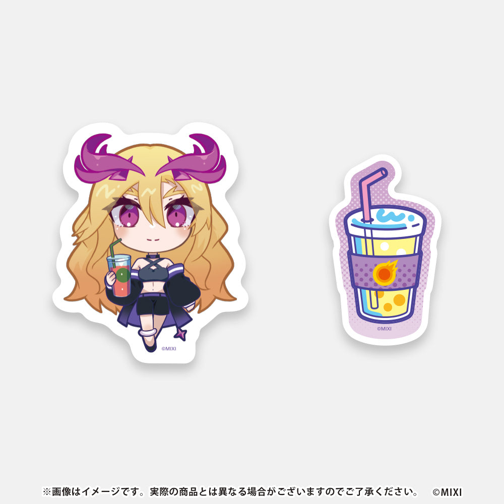 モンスト ミニともコレクション ステッカー2枚セット ルシファー