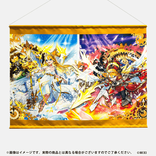モンスターストライク モンスト ホテルコラボ タペストリー モンスターストライク B2タペストリー ウリエル真獣神化