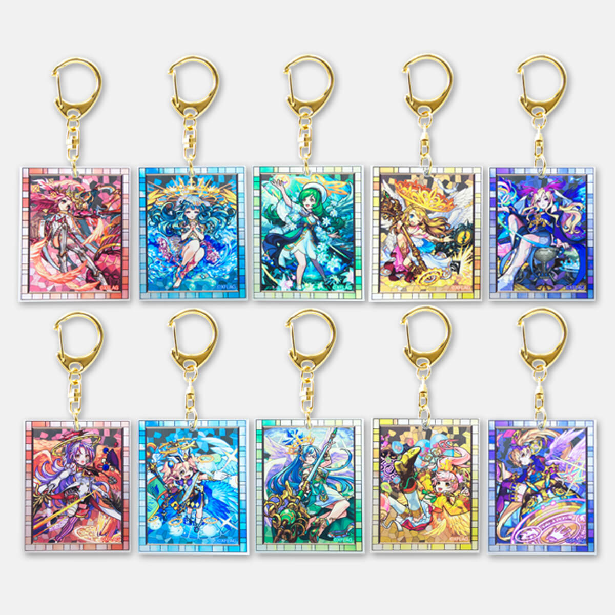 ステンドグラスアクリルキーホルダー コレクション