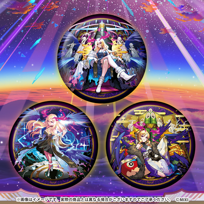 モンストえらべるグッズ 缶バッジ2023 新生・堕天の王 ルシファー MV