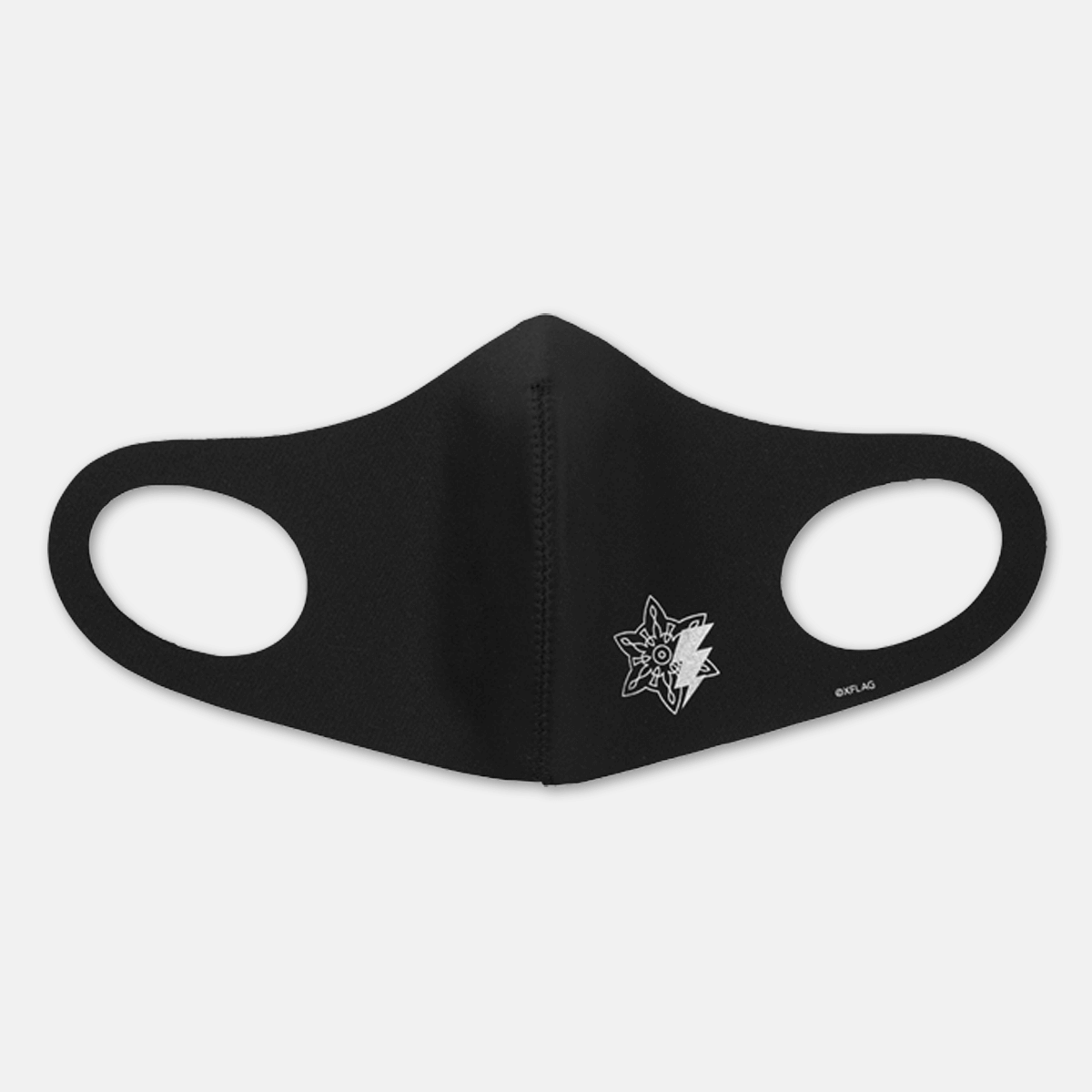 洗える抗菌マスク ガブリエル モチーフ ブラック