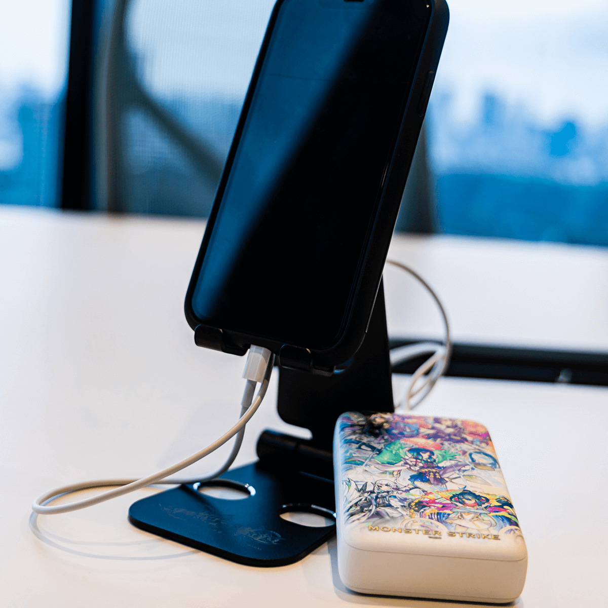 モンスターストライク アルミスマホスタンド 轟絶なる者達 異形なる分断者